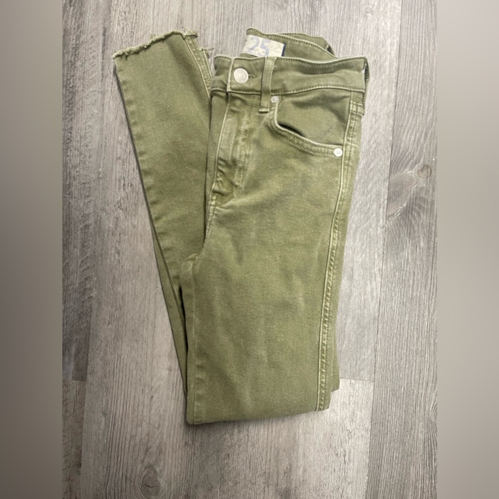 Free People We The Free Jeans Green denim